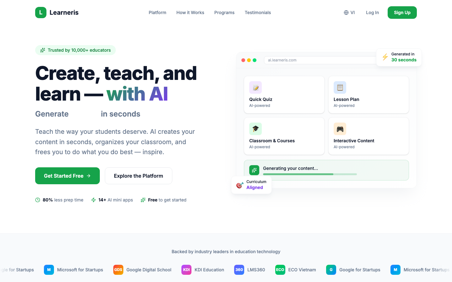 learneris.com — Nền tảng chính