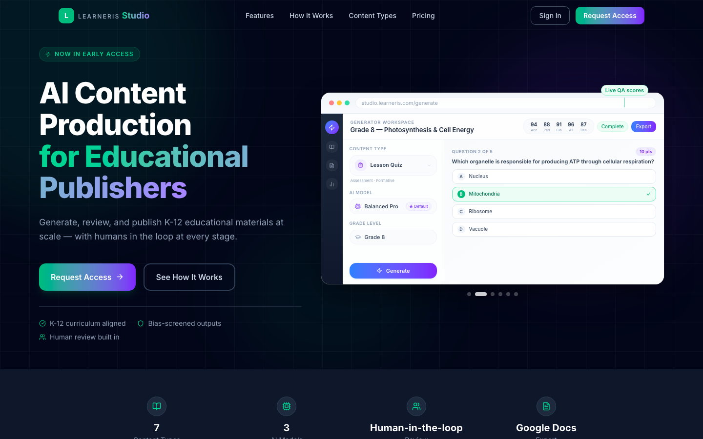 studio.learneris.com — Sản xuất nội dung